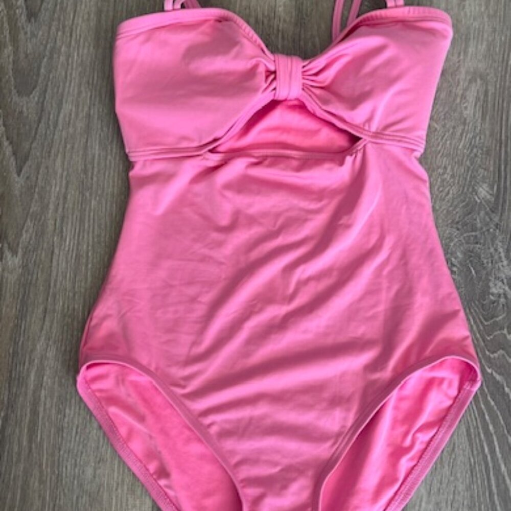 Kate Spade One Piece Swimsuit - Bright Pink SIZE S/P